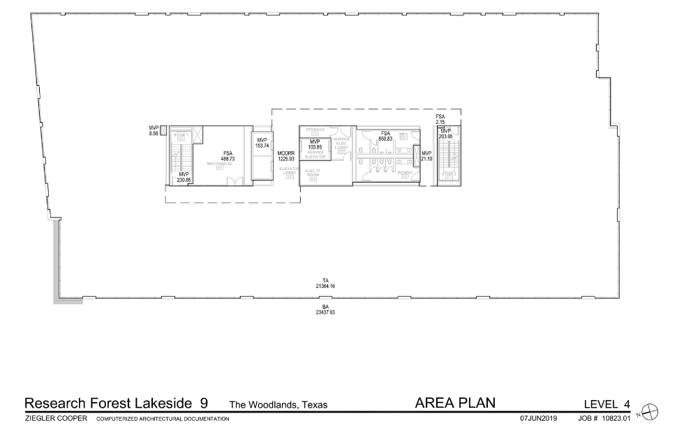 9709 Lakeside Blvd, The Woodlands, TX en alquiler Plano de la planta- Imagen 1 de 1