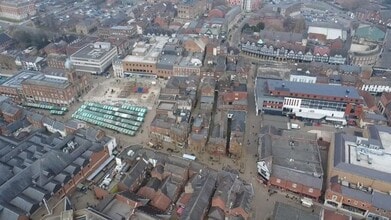 8-10 Central Pavement, Chesterfield, DBY - Aérea  vista de mapa