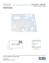 16000 Ventura Blvd, Encino, CA en alquiler Plano de la planta- Imagen 1 de 1