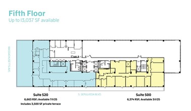 1640 S Sepulveda Blvd, Los Angeles, CA en alquiler Plano de la planta- Imagen 1 de 1