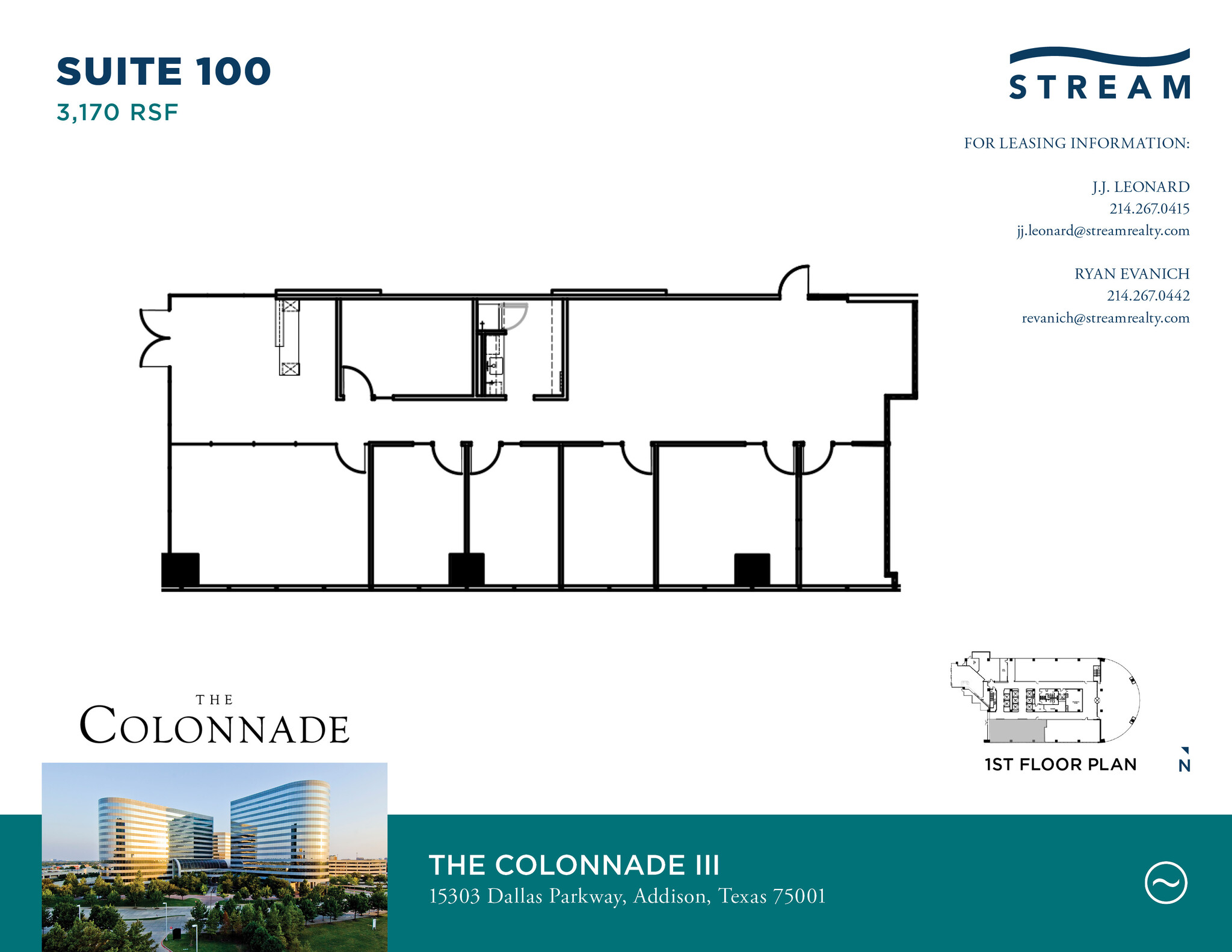 15301 N Dallas Pky, Addison, TX en alquiler Plano de la planta- Imagen 1 de 2