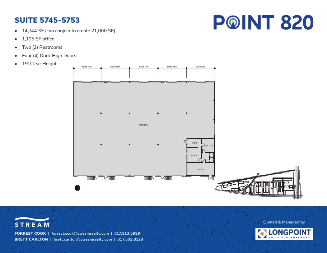 5721 E Rosedale St, Fort Worth, TX en alquiler Plano de la planta- Imagen 1 de 1