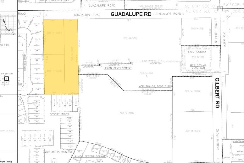 201 W Guadalupe Rd, Gilbert, AZ en alquiler - Plano de solar - Imagen 2 de 17