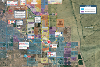 NWC Ocotillo & Meridian, Queen Creek, AZ - VISTA AÉREA  vista de mapa - Image1