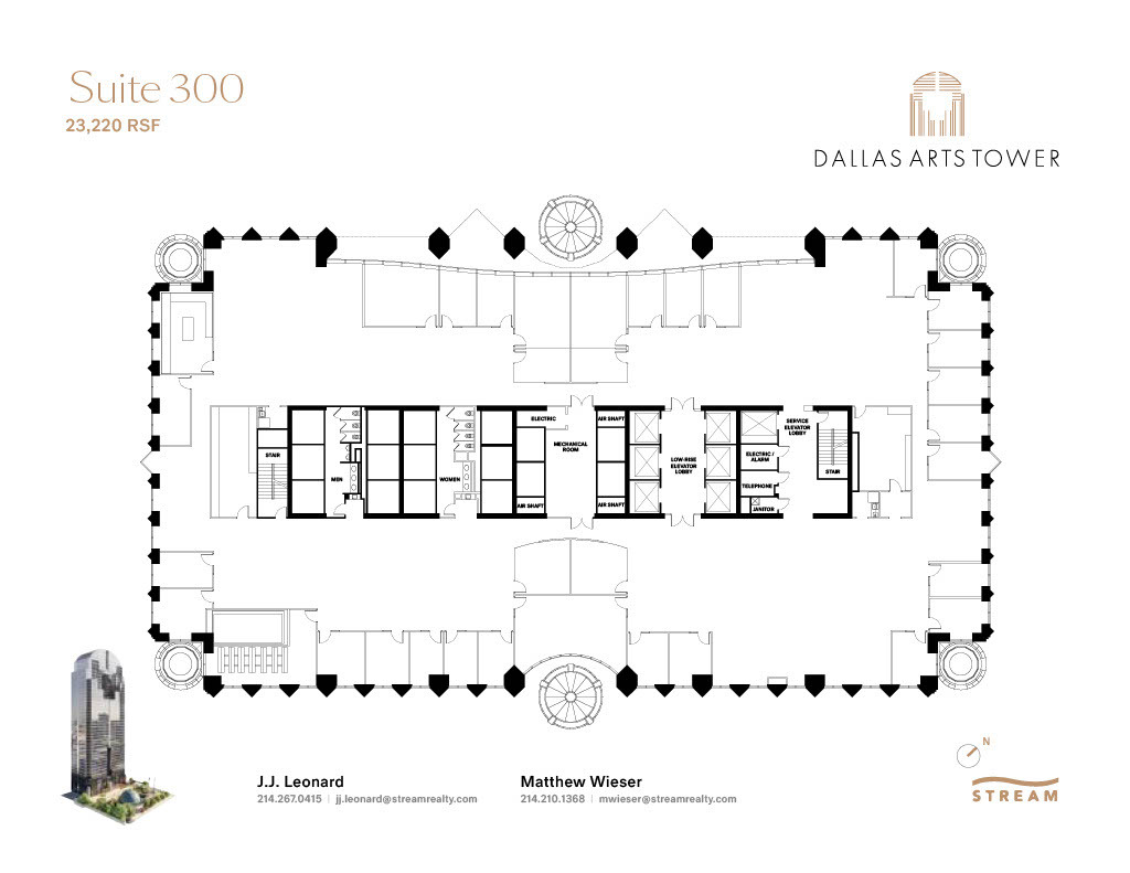 2200 Ross Ave, Dallas, TX en alquiler Plano de la planta- Imagen 1 de 1