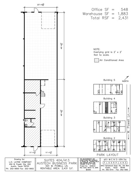 501 W Powell Ln, Austin, TX en alquiler - Plano del sitio - Imagen 3 de 3