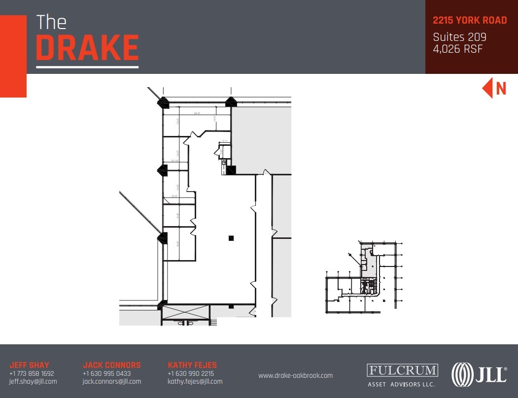 2211-2215 S York Rd, Oak Brook, IL en alquiler Plano de la planta- Imagen 1 de 1