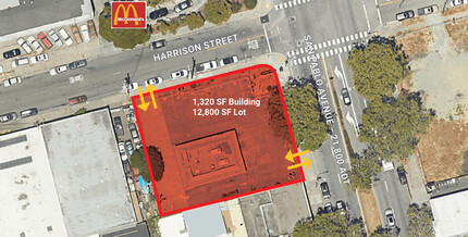 1200 San Pablo Ave, Berkeley, CA - VISTA AÉREA  vista de mapa - Image1