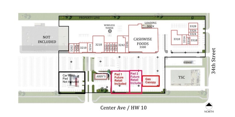 3000 Highway 10 E, Moorhead, MN en alquiler Plano de la planta- Imagen 1 de 1