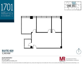 1701 E Woodfield Rd, Schaumburg, IL en alquiler Plano de la planta- Imagen 1 de 1