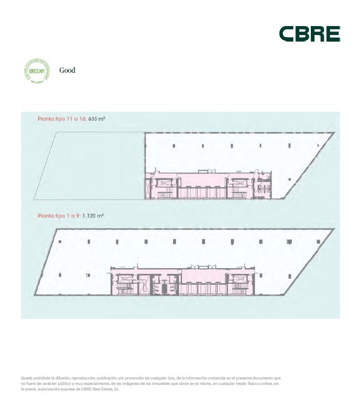 Avinguda Diagonal, 197, Barcelona, Barcelona en alquiler Plano de planta tipo- Imagen 1 de 1