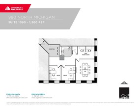 980 N Michigan Ave, Chicago, IL en alquiler Plano de la planta- Imagen 1 de 1