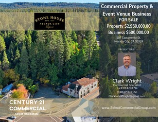 Más detalles de 107 Sacramento St, Nevada City, CA - Local en venta