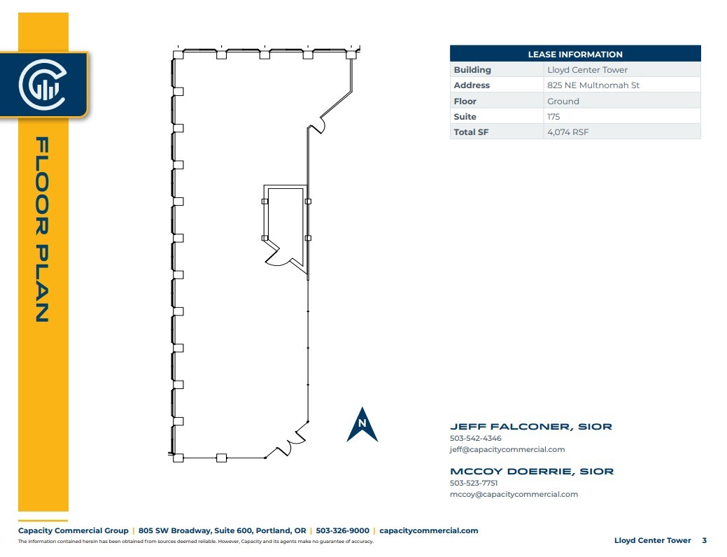 825 NE Multnomah St, Portland, OR en alquiler Plano de la planta- Imagen 1 de 1