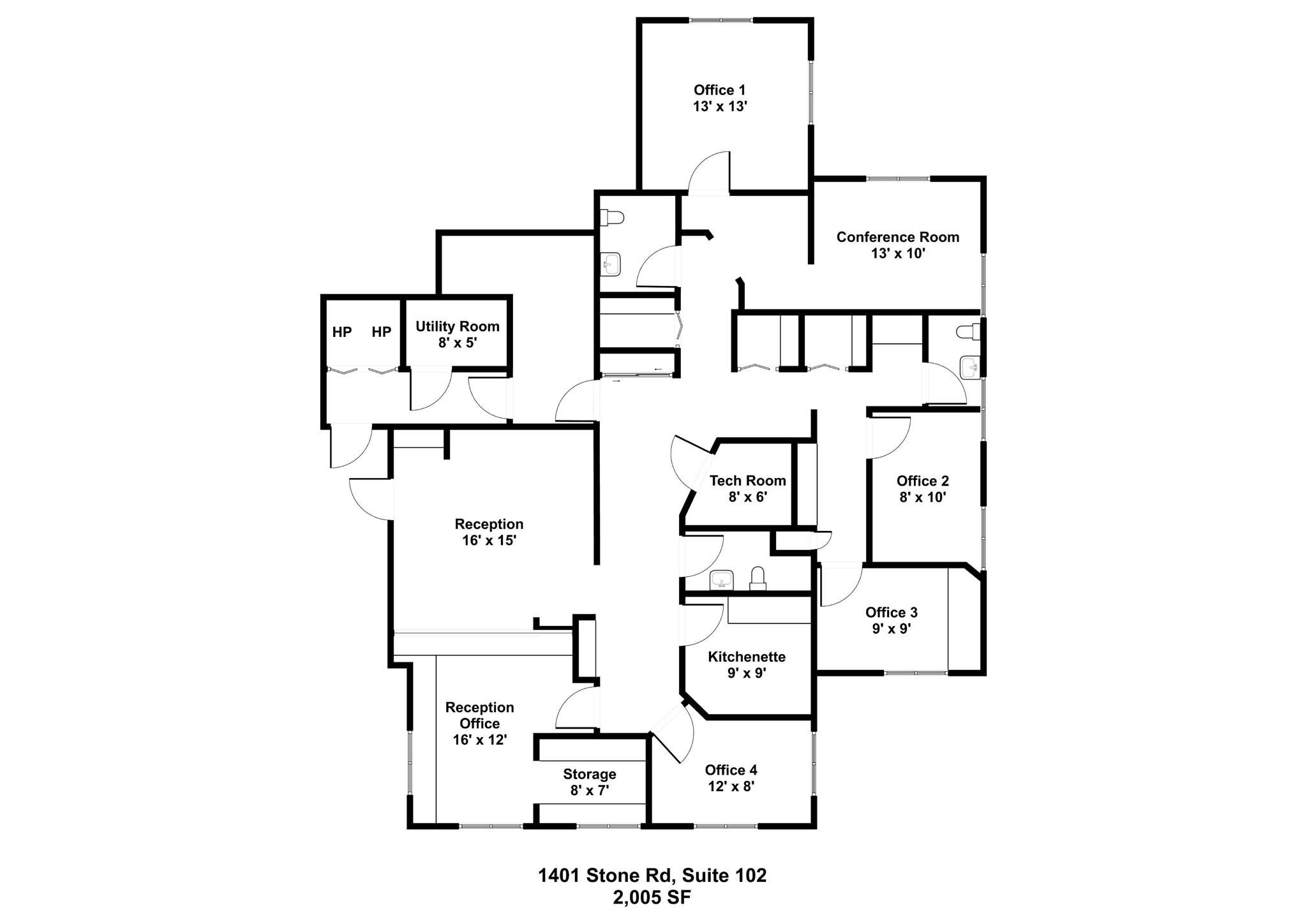 1401 Stone Rd, Rochester, NY en alquiler Plano de la planta- Imagen 1 de 7