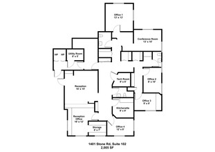 1401 Stone Rd, Rochester, NY en alquiler Plano de la planta- Imagen 1 de 7