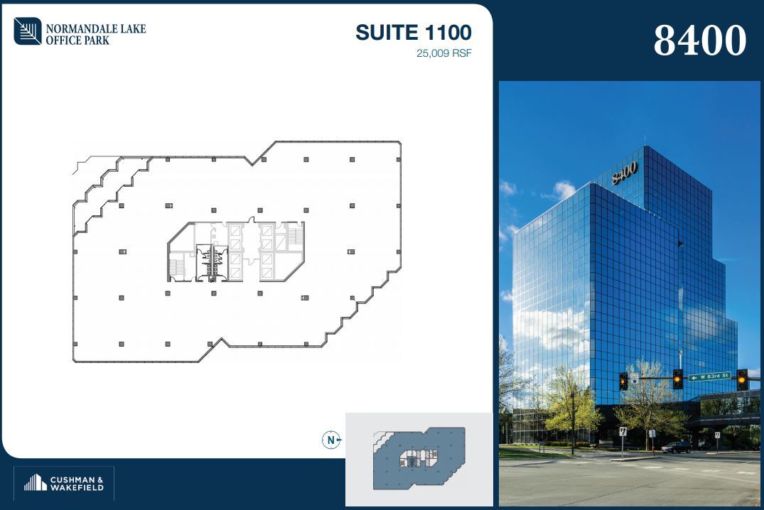 8000-8500 Normandale Lake Blvd, Bloomington, MN en alquiler Plano de la planta- Imagen 1 de 1