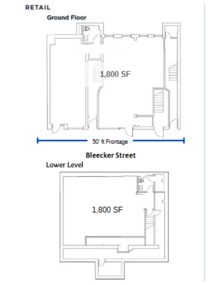 4-6 Bleecker St, New York, NY en alquiler - Plano de la planta - Imagen 3 de 14