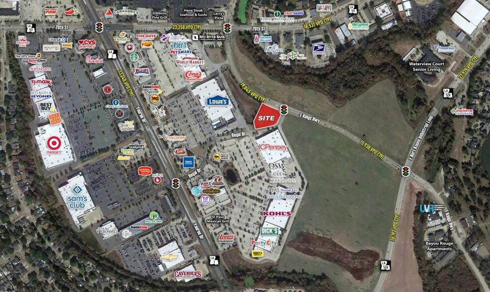 E Kings Hwy & Regal Dr, Shreveport, LA en venta - Foto del edificio - Imagen 1 de 3