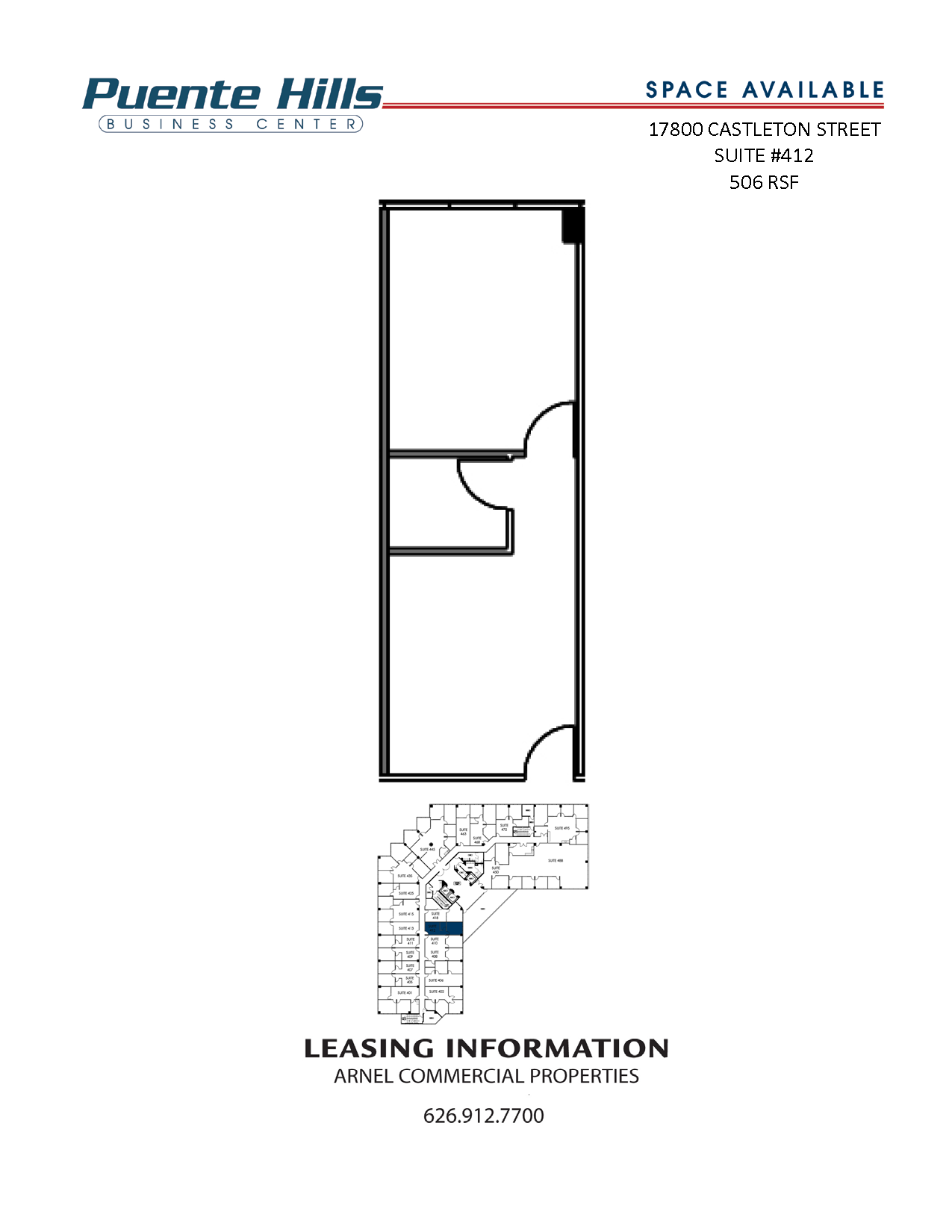 17800 Castleton St, City Of Industry, CA en alquiler Plano de la planta- Imagen 1 de 1