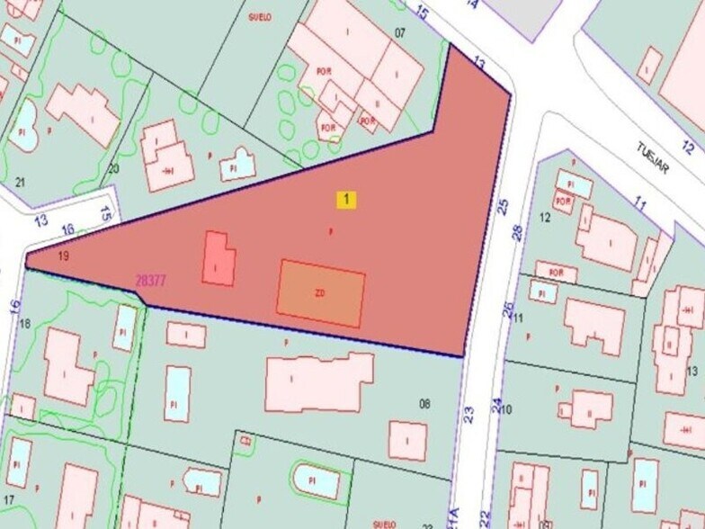 Carrer Ávila, L'ELIANA, Valencia en venta - Plano de solar - Imagen 3 de 3