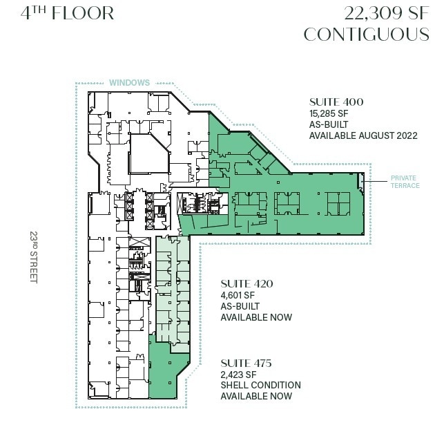 1255 23rd St NW, Washington, DC en alquiler Plano de la planta- Imagen 1 de 1
