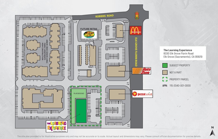 8330 Elk Grove Florin Rd, Elk Grove, CA en venta - Plano del sitio - Imagen 2 de 5