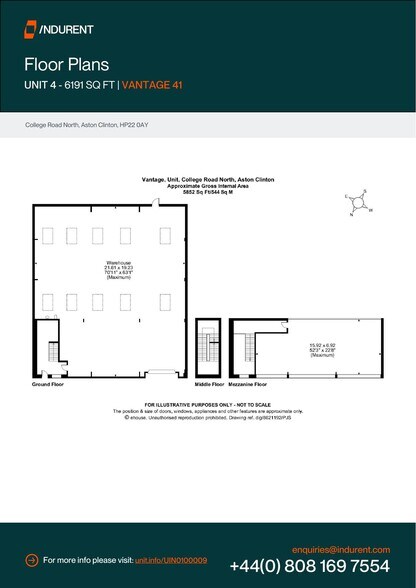 41 College Rd, Aylesbury en alquiler - Plano de la planta - Imagen 2 de 5