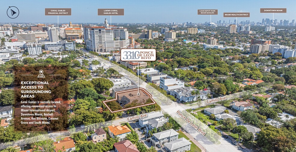 3306-3310 Ponce De Leon Blvd, Coral Gables, FL en venta - Foto del edificio - Imagen 3 de 8