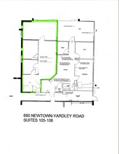 660 Newtown Yardley Rd, Newtown, PA en alquiler Plano del sitio- Imagen 1 de 1