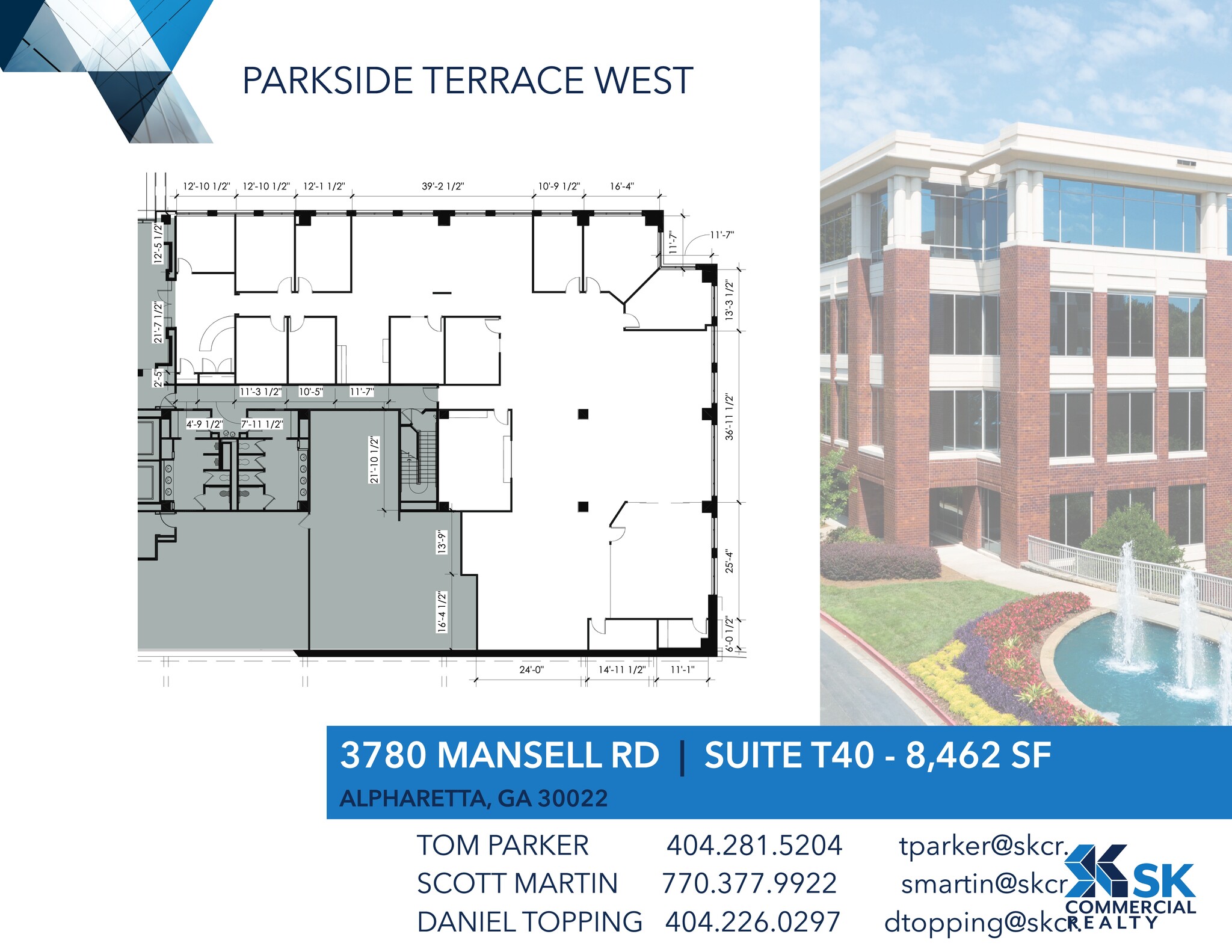 3780 Mansell Rd, Alpharetta, GA en alquiler Plano del sitio- Imagen 1 de 1