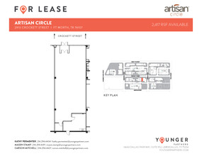 2973 W 7th St, Fort Worth, TX en alquiler Plano de la planta- Imagen 1 de 7