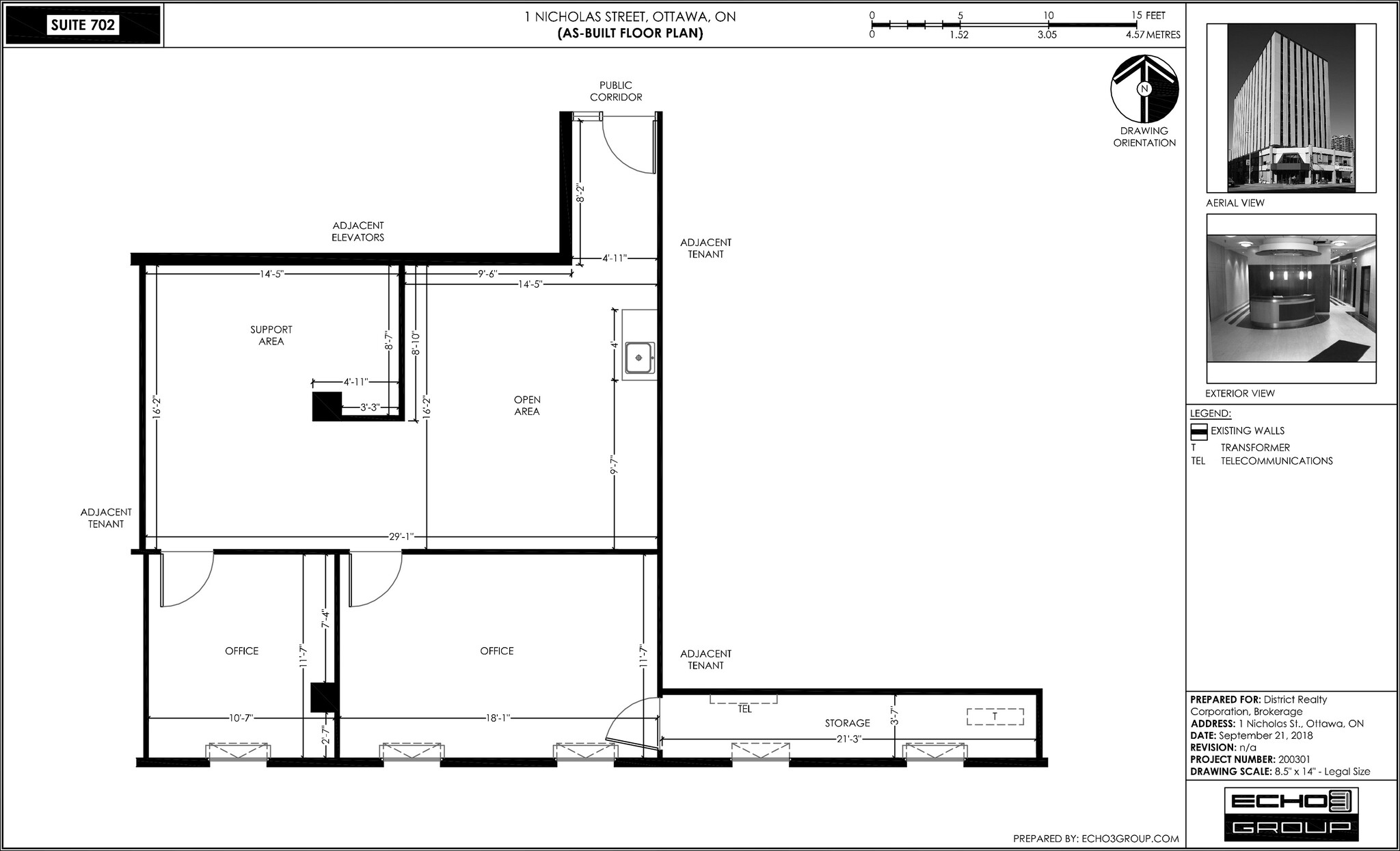 1-5 Nicholas St, Ottawa, ON en alquiler Plano de la planta- Imagen 1 de 3