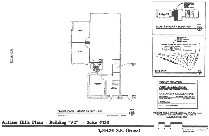 12211 S Eastern Ave, Henderson, NV en alquiler Plano de la planta- Imagen 1 de 1