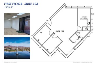 12035 N Saguaro Blvd, Fountain Hills, AZ en alquiler Plano de la planta- Imagen 2 de 2