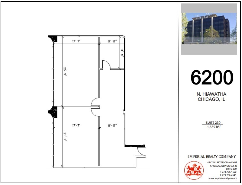 6200 N Hiawatha Ave, Chicago, IL en alquiler Plano de la planta- Imagen 1 de 5