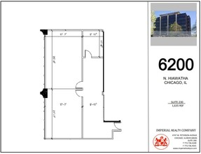 6200 N Hiawatha Ave, Chicago, IL en alquiler Plano de la planta- Imagen 1 de 5