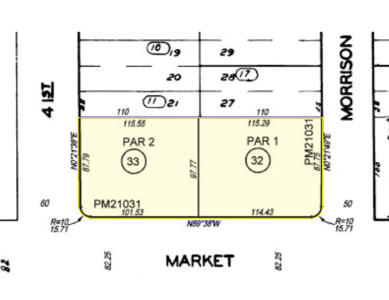 4112 Market St, San Diego, CA en venta - Plano de solar - Imagen 2 de 9