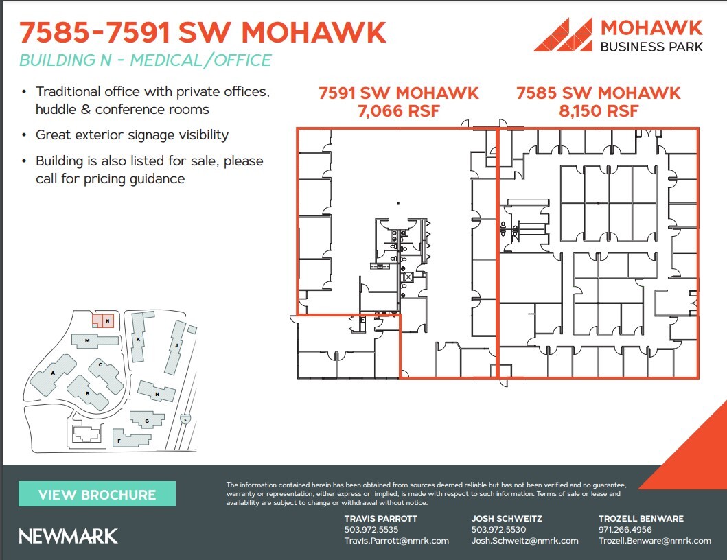 7600-7646 SW Mohawk St, Tualatin, OR en alquiler Plano de la planta- Imagen 1 de 1