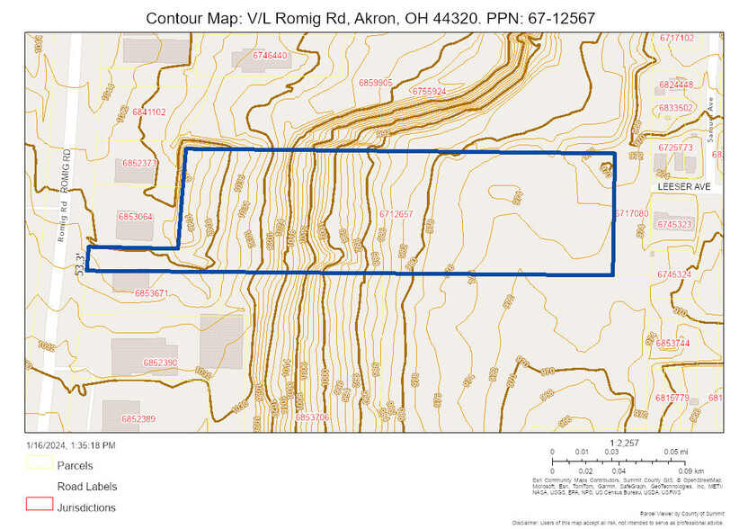 V/L 5.80 AC Romig Rd rd, Akron, OH en venta - Foto del edificio - Imagen 3 de 7