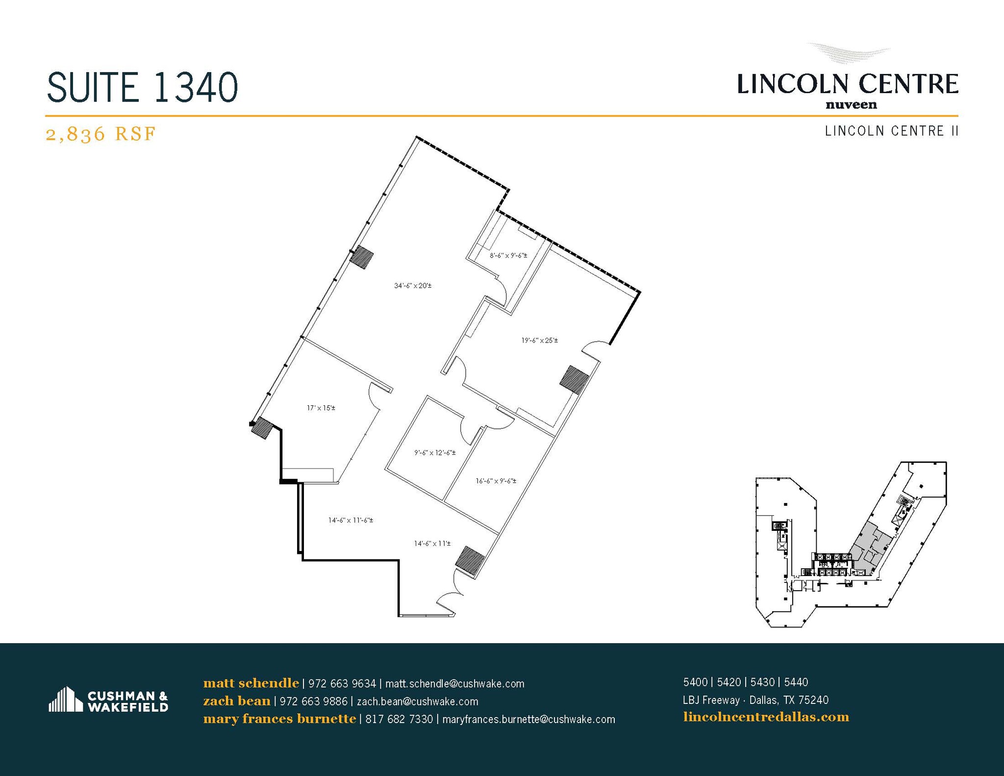 5400 Lyndon B Johnson Fwy, Dallas, TX en alquiler Plano de la planta- Imagen 1 de 1