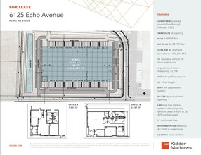 6125 Echo Ave, Reno, NV en alquiler Plano de la planta- Imagen 1 de 1