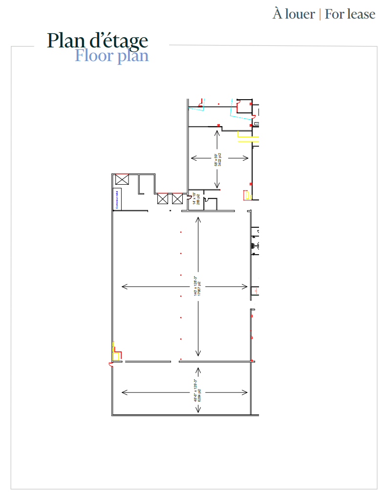 110 St Wellington, Huntingdon, QC en alquiler Plano de la planta- Imagen 1 de 1