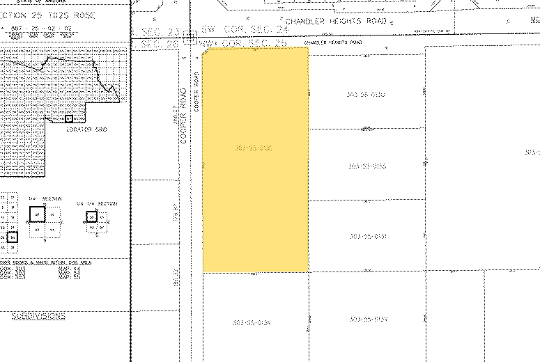 S Cooper Rd & Chandler Heights Rd, Chandler, AZ en alquiler - Plano de solar - Imagen 2 de 2