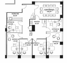 1156 15th St NW, Washington, DC en alquiler Plano de la planta- Imagen 1 de 1