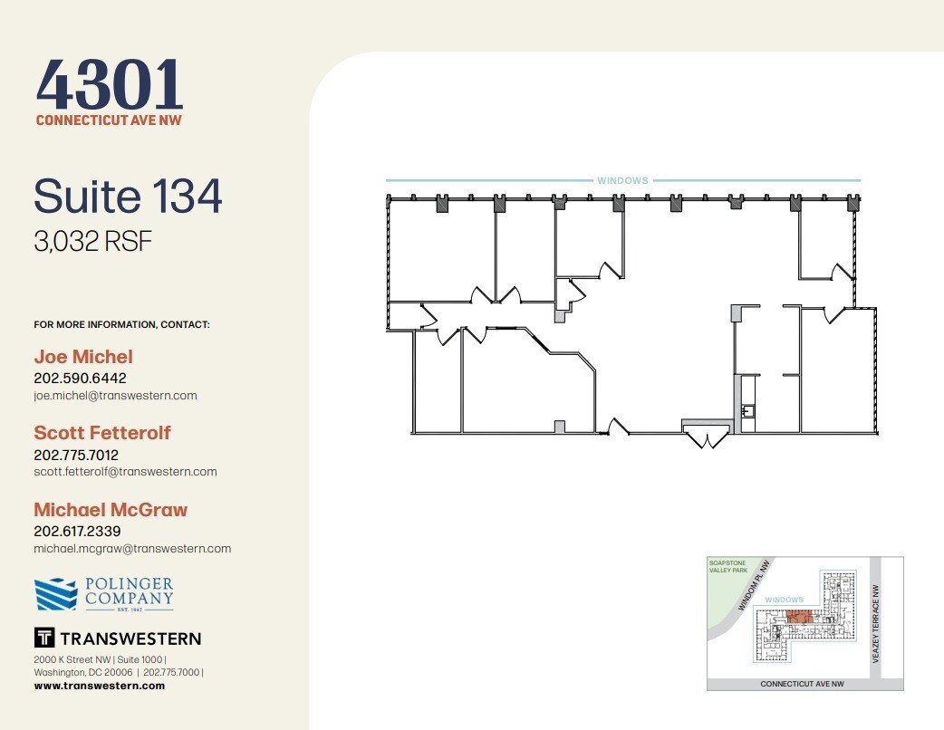 4301 Connecticut Ave NW, Washington, DC en alquiler Plano de la planta- Imagen 1 de 1