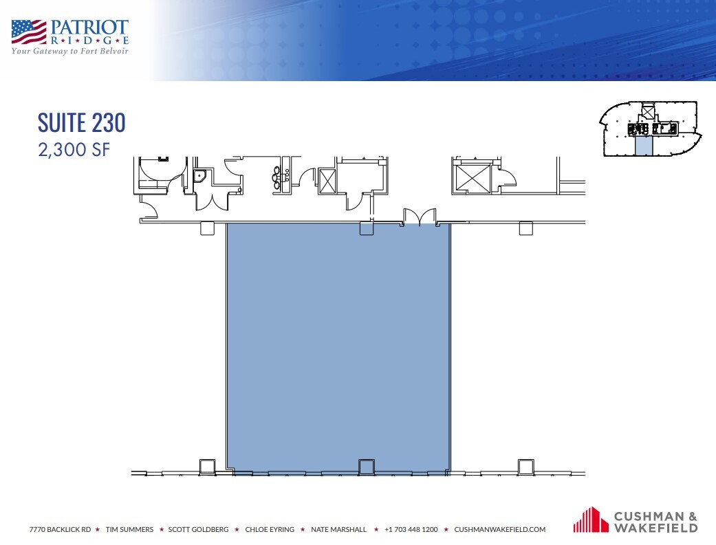 7770 Backlick Rd, Springfield, VA en alquiler Plano de la planta- Imagen 1 de 1