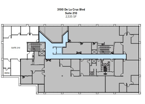 3100 De la Cruz Blvd, Santa Clara, CA en alquiler Plano de la planta- Imagen 1 de 1