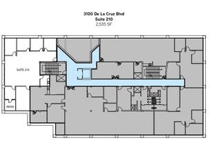 3100 De la Cruz Blvd, Santa Clara, CA en alquiler Plano de la planta- Imagen 1 de 1