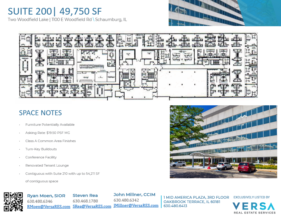 1100 E Woodfield Rd, Schaumburg, IL en alquiler Plano de la planta- Imagen 1 de 1